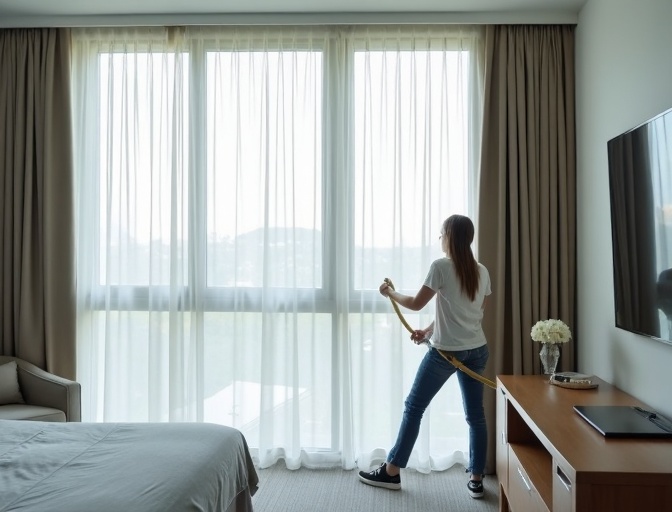 Ellen Grove Sheer Curtain Cleaning